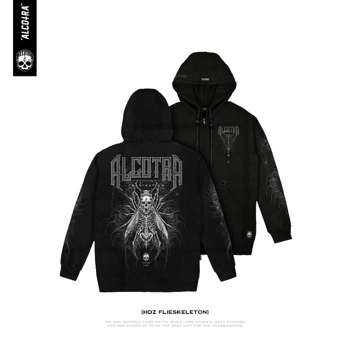 HDZ FLIESKELETON || HOODIE ZIPPER FLIESKELETON || HOODIE ZIPPER ALCOTRA