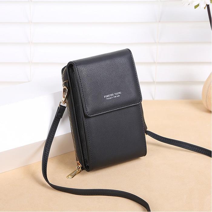 Tas Hp Wanita Kulit Touch Screen Dompet Hp Wanita Layar Sentuh Mini Bag Multifungsi L067