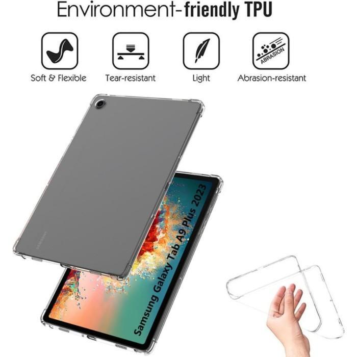 Soft Case Silikon Tab A9 Tab A9 Plus Bening transparant