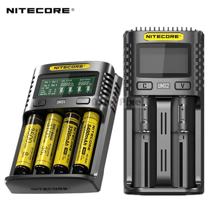 NITECORE UM4 UM2 UMS4 UMS2 SC4 Superb Charger Car For Li-ion IMR