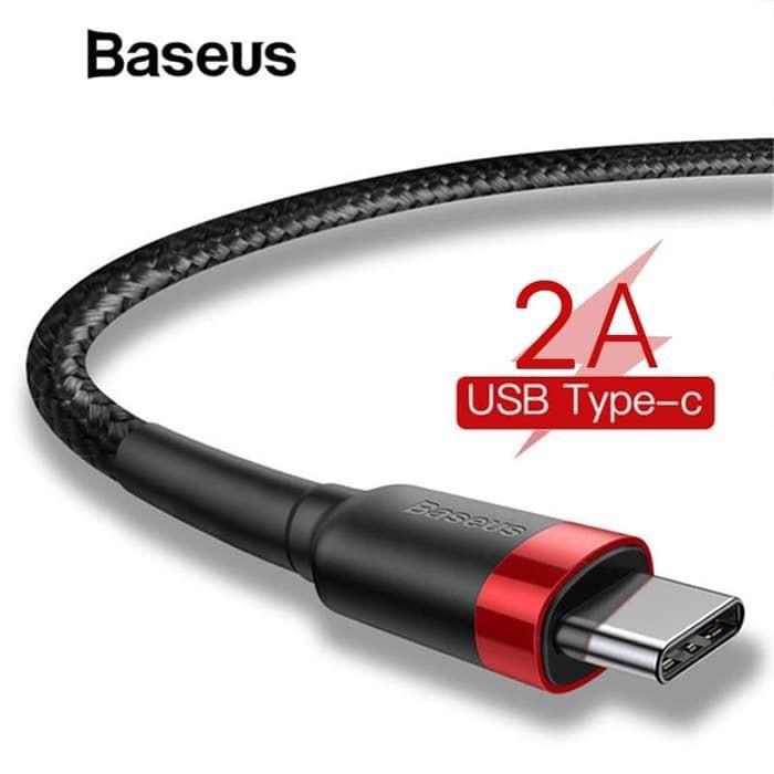 KABEL DATA CHARGING TYPE-C BASEUS CAFULE CABLE FOR TYPE-C 3A Fast charging 2M