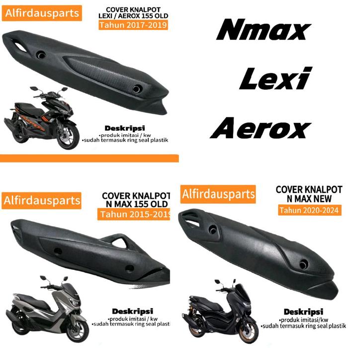 cover knalpot nmax old nmax new lexi aerox