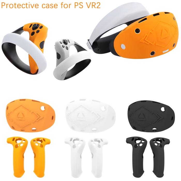 Protector Cover for PS VR2 Glasses Anti-scratch Shell Silicone Protective Case for PS VR2 Controller