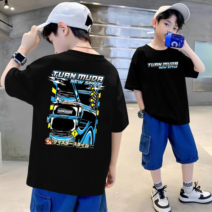 (FREE STIKER) KAOS BUS STROBO ANAK - "TUAN MUDA" MAUDI PEGASUS RATU PANDORA REBORN STROBO JETBUS 5