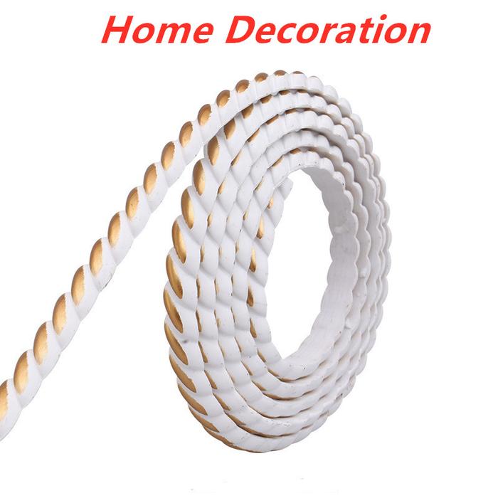 Dekorasi Rumah Garis Trim Dinding Perekat Diri PVC Garis Cetakan