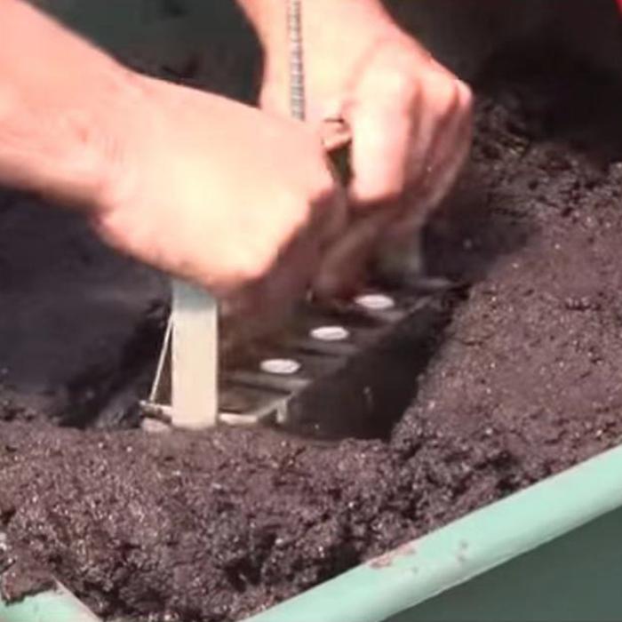 Manual Stainless Steel Soil Block Maker Soil Blocking Tool for