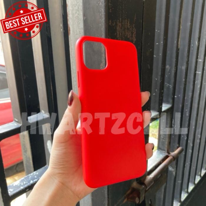 Silicone iPhone Case Full Cover Bludru Soft Case for iPhone 11 / 11 pro / 11 promax Case anti jamur