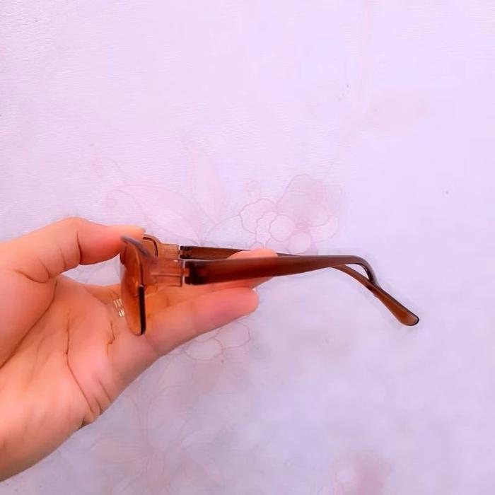 TC116!!! KACAMATA GAYA RINGAN WARNA HITAM DAN COKLAT/KACAMATA ANTI SILAU SINAR MATAHARI