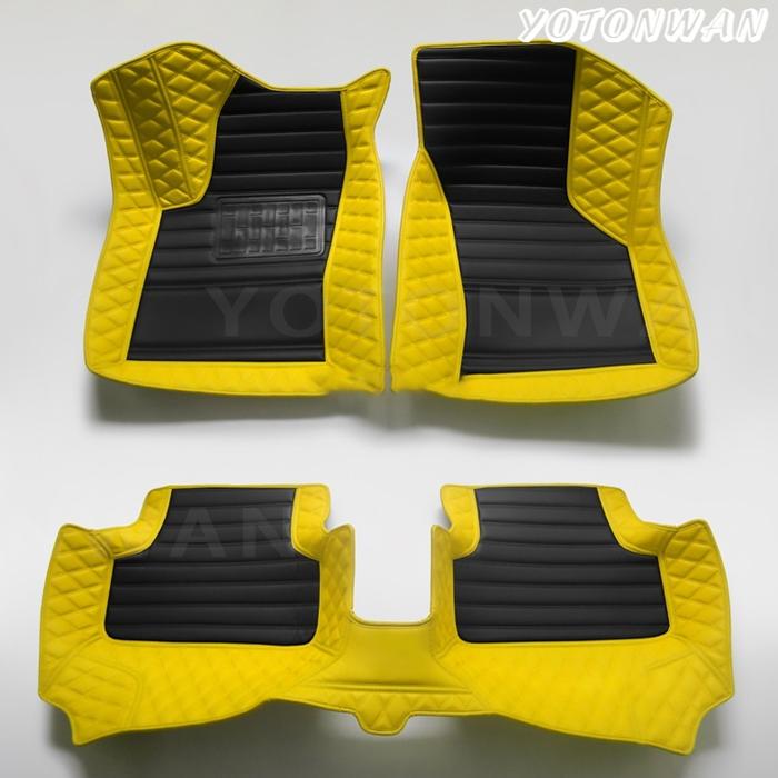 High Quality Waterproof Custom Leather Car Mats For Mini Cooper