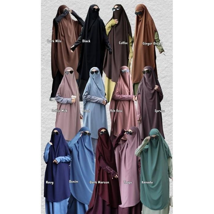 FK Calla Khizaanah FK Lula | French khimar jetack Khizaanah sunnah