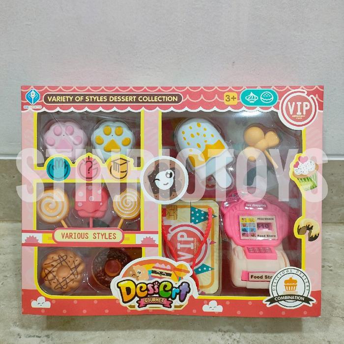 Mainan Anak Dessert Gourmet Makanan Cash Register