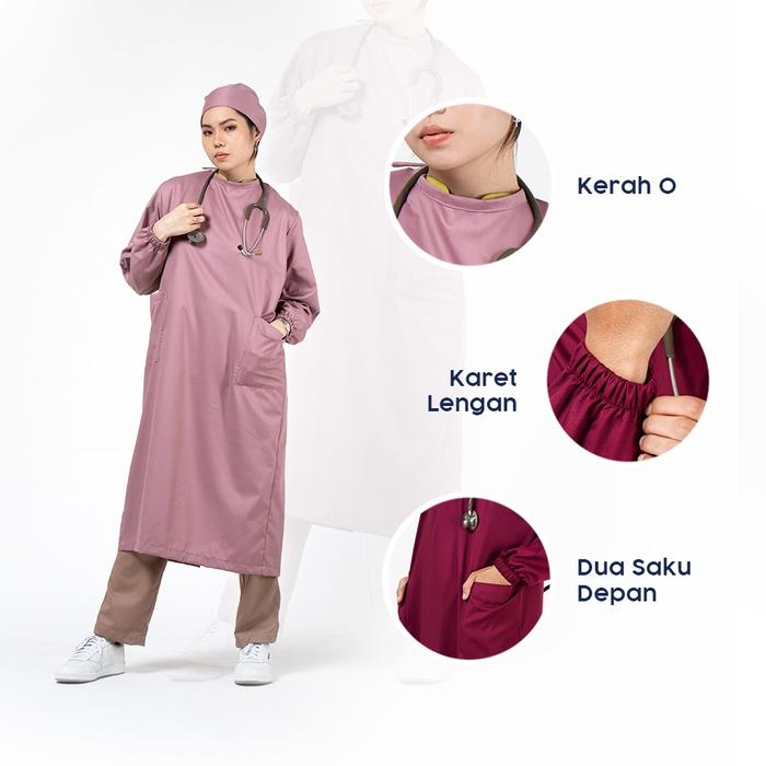 Jubah Operasi Katun Jepang Premium - LINCURT