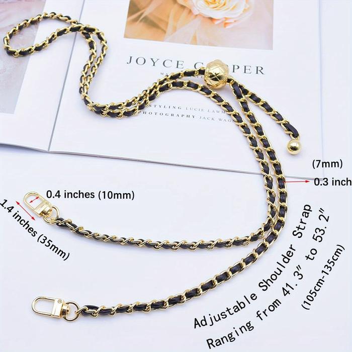 Adjustable Ball Bag Chain Metal Chain All-Match Bag Accessories Bag Strap Transfer Bead Chain Bag Ch