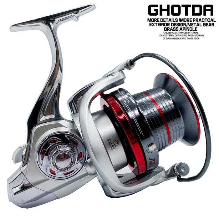 9000 10000 12000Series Metal Spool Fishing Reels Max Reel 20KG Gear
