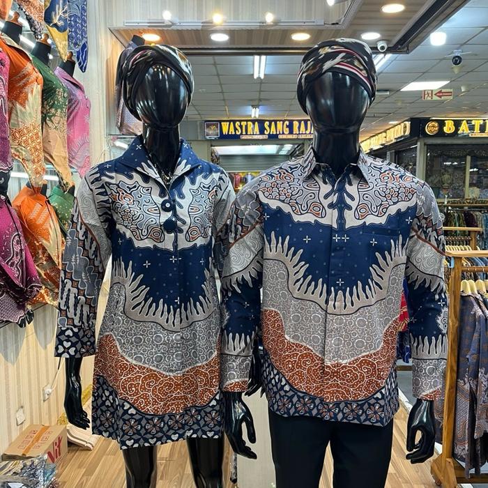 Baju Batik Kemeja Tunik Bahan Katun Prima Premium Model Tunik Dan Kemeja Jaitan Semi Jas Seragam Cou