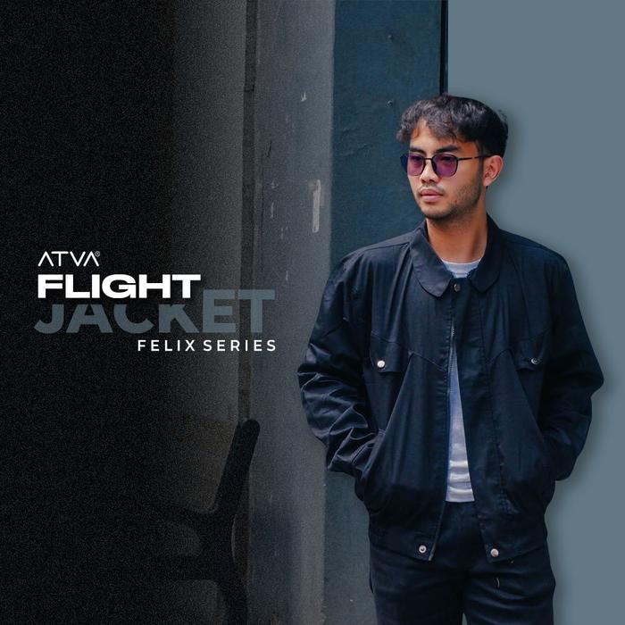 ATVA - Jaket Flight Pria Canvas - Felix Series