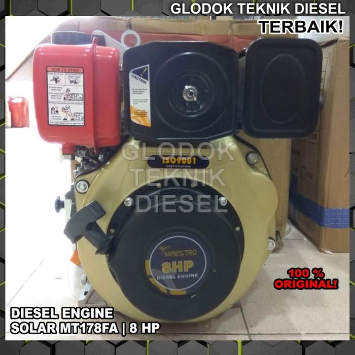 Mesin Penggerak Diesel Solar SERBA GUNA 8 HP Electric Starter MT178FAE