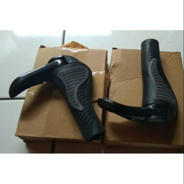 handgrip sepeda mtb touring seli lock on ergonomis DISKON