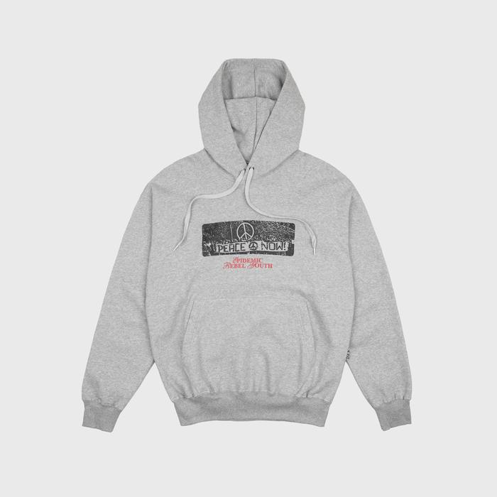 Epidemic Pullover Hoodie 330 Gsm Peace Now Misty