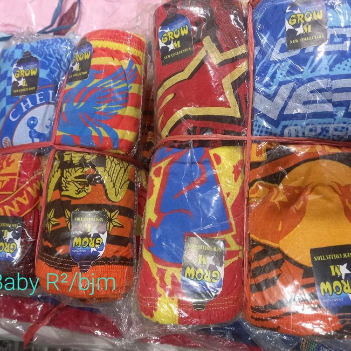 (GROSIR/LUSINAN) 12pcs Cd/Celana dalam Anak Grow/12lembar