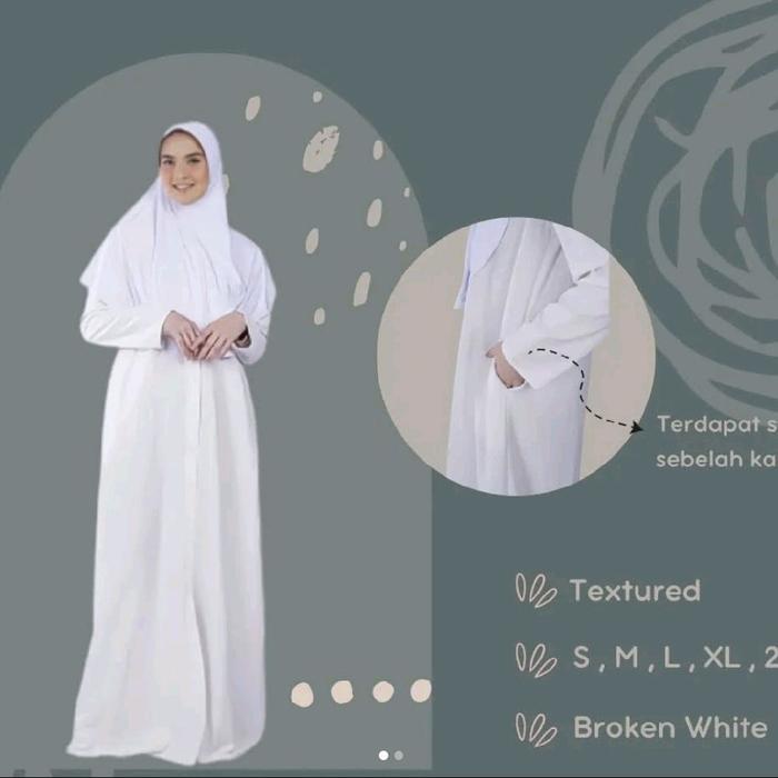 Gamis Jesselyn Elzatta size M warna putih