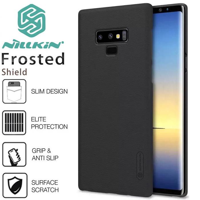 Nillkin Hard Case Samsung Galaxy Note 9 - Casing Cover Frosted Shield Original Black