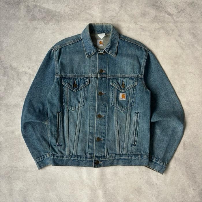 vintage carhartt trucker jacket size S (61x52)