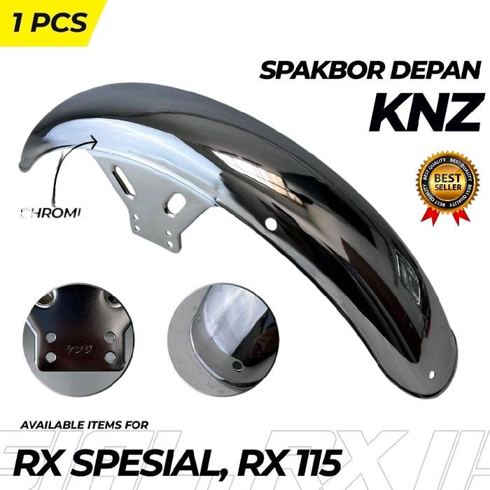SPAKBOR DEPAN RXS KNZ CHROME / HITAM ORIGINAL LOOK SLEBOR DEPAN RXS KNZ HITAM / CHROME