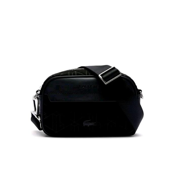 Lacoste Men's Small The Blend Reporter Bag Original Tas Selempang Pria - Black