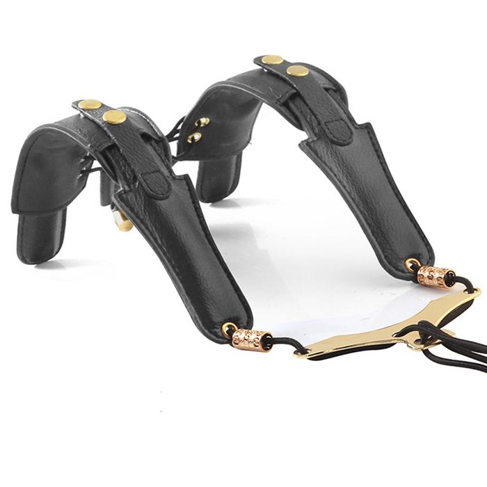 Saxophone Strap Leather Shoulder Neck Strap Lanyard For