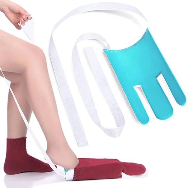 Alat Bantu Memakai Kaos Kaki Lansia Ibu Hamil Sock Helper Slider Aid Kit Flexible
