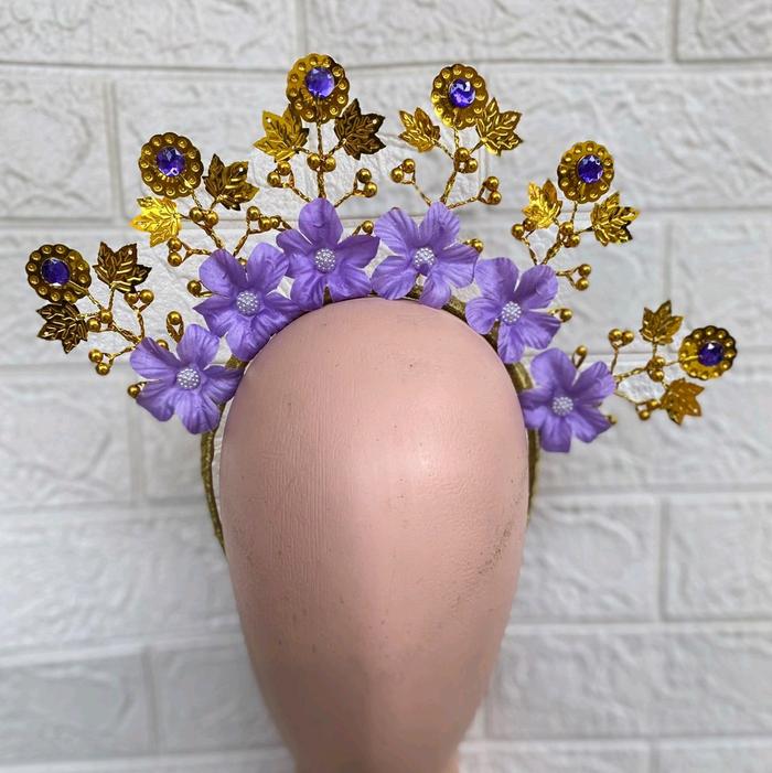 Bando adat bando tari bando bunga hana ungu