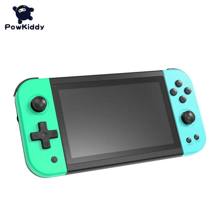 New POWKIDDY X51 Handheld Game Players 5 Inch HD Screen Retro Video