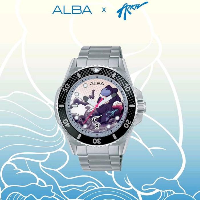 Jam tangan pria Alba X Arkiv Sea Of Colour Limited edition AU4079X1 # Alba AU4079 # AU4079 # AU4079X