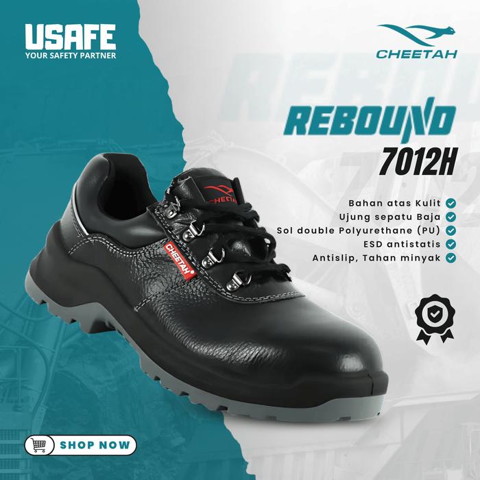 Sepatu safety cheetah 7012H 7012 H