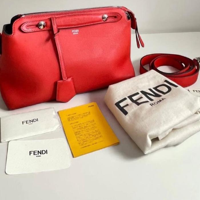 Fendi By the Way BTW Small in Poppy Authentic