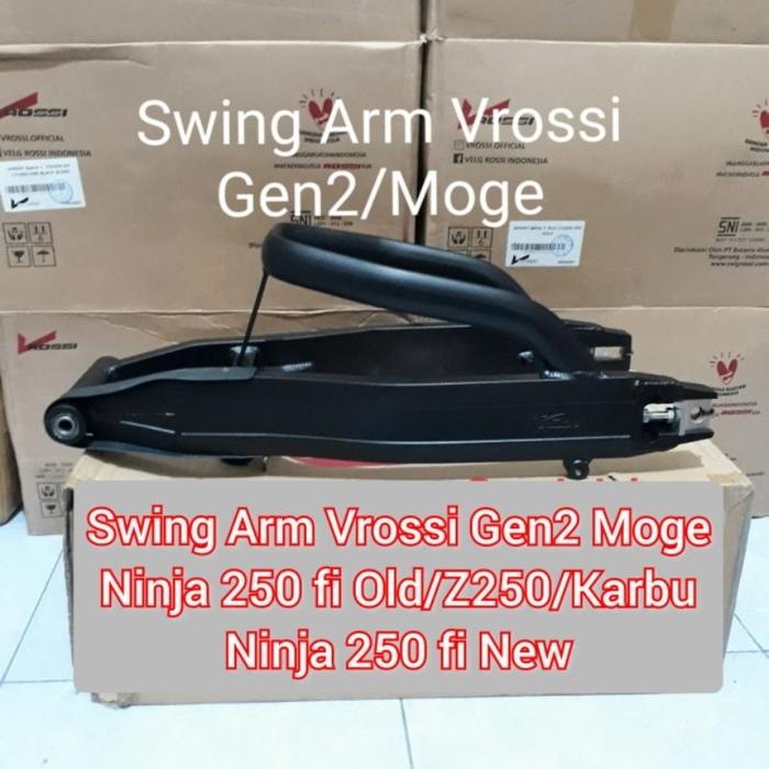 TERBARU Swing Arm Ninja 250 fi old new Z250 Carbu karbu Vrossi lebar Arm Rossi Ninja 250