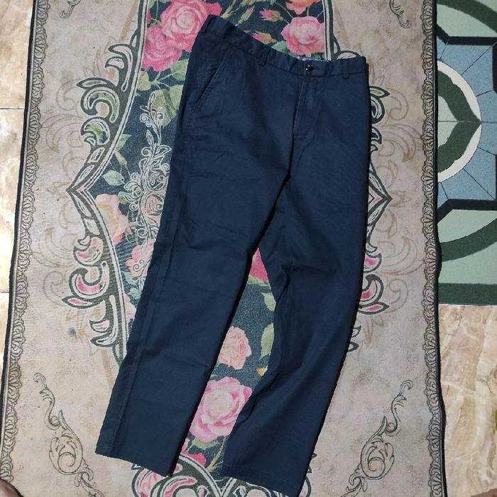Celana Panjang Semi Formal | Chinos Navy | Brand Olzen