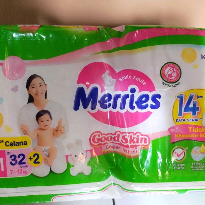 MERRIES PANTS GOOD SKIN CELANA M.34 Bayi.bisa cod stok ready