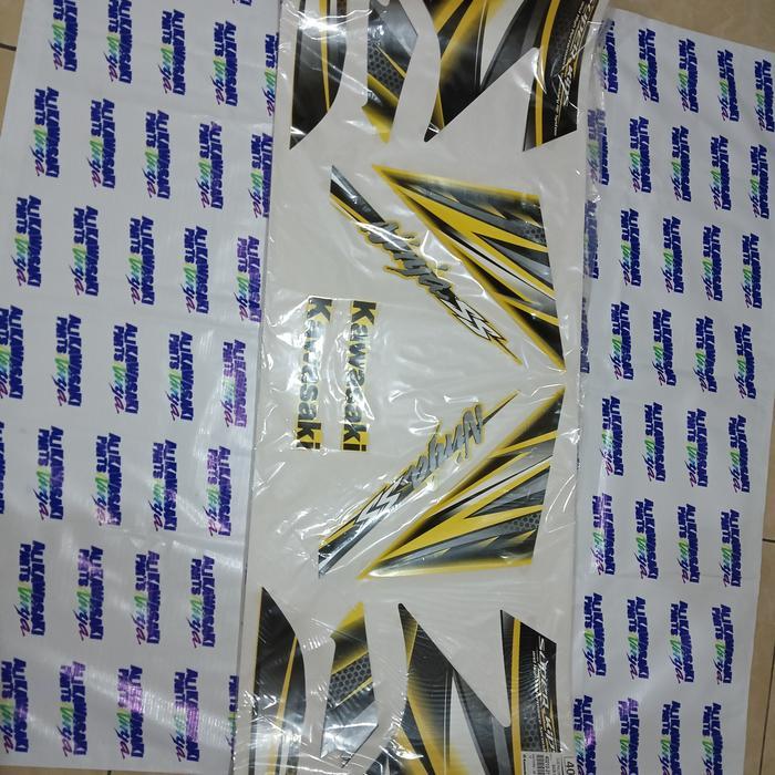 stiker striping full body ninja ss kuning OSEAN