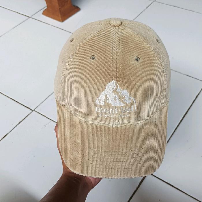 topi mont bell corduroy,topi mont bell