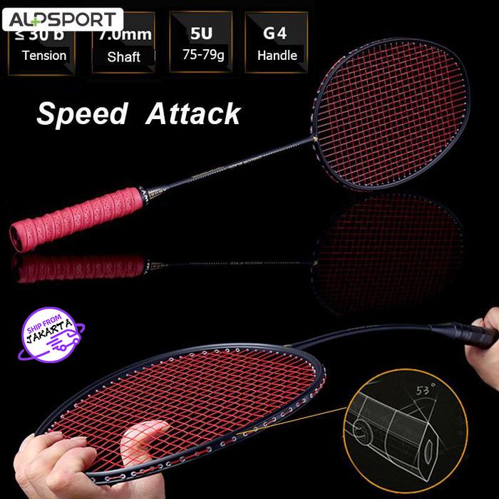 ALP XHP Raket Bulutangkis 72G Isi 2 Buah, Raket Badminton Profesional