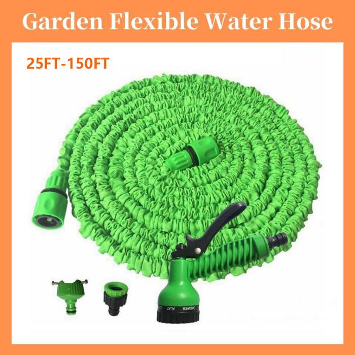 25FT-150FT Garden Hose Expandable Flexible Water Hose Plastic Hoses