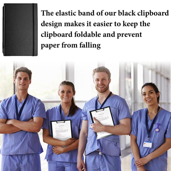 Clipboard Lipat Menyusui 2 Lapisan Folder Perawat dengan Pemegang