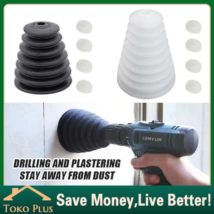Karet Pelindung Anti Debu Dust Cover Mesin Bor Listrik Anti Debu Cover Bor Drill Dust Collector Anti