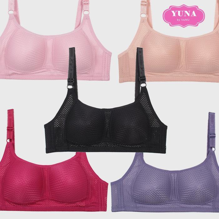 Terlaris- Yuna | Full Cup Bra Tanpa Kawat Yuna 8805 | Size 34A- 40A -Gratisongkir