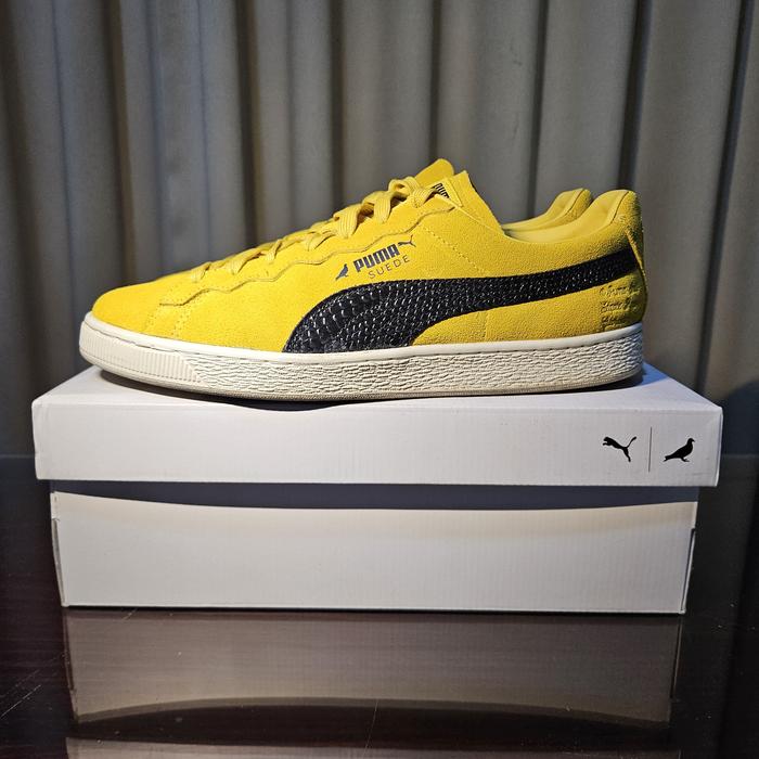 Preloved Sepatu Laki PUMA SUEDE x STAPLE PIGEON "GIDRA" Fresh Sun Yellow Suede Limited Edition Size 