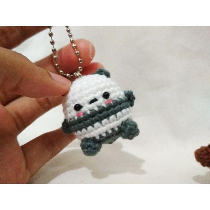 gantungan kunci rajut we bare bears / amigurumi we bare bears