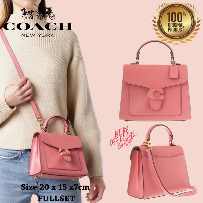 COACH Tabby Top Handle 20 Pink Taffy / Tas Coach