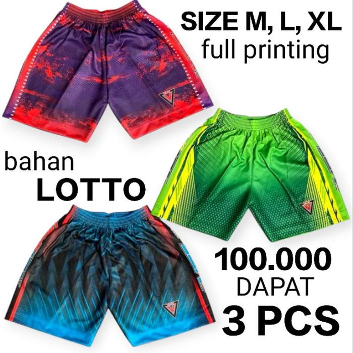 PAKET HEMAT 3 PCS CELANA MOTIF VBT celana olahraga volly full printing celana olahraga volly motif p